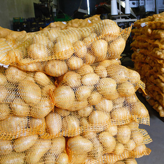 Сетка – мешок в тюках для ручной упаковки